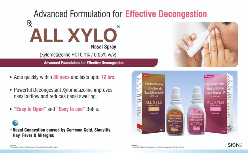 #ALLXYLO #SIONALL xylometazoline HCL 0.1%