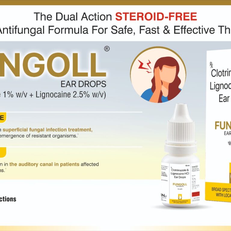FUNGOLL Clotrimazole & Lignocaine HCL