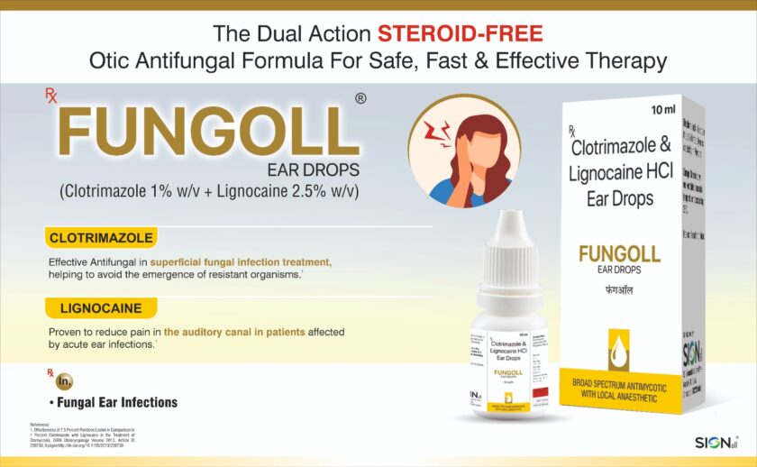 FUNGOLL Clotrimazole & Lignocaine HCL