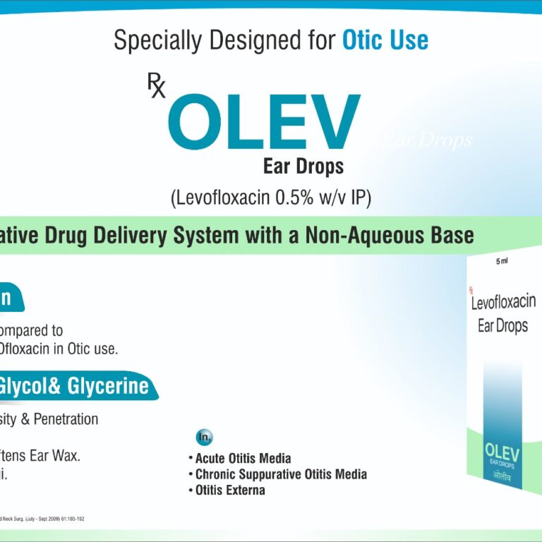 #OLEV #EarDrops Levofloxacin 0.5%