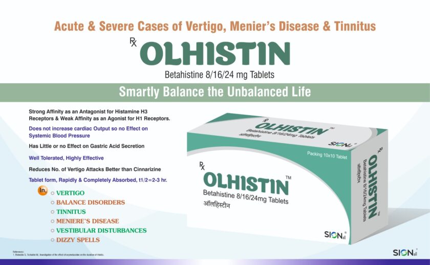 #OLHISTIN Betahistine 8/16/24 mg Tablets