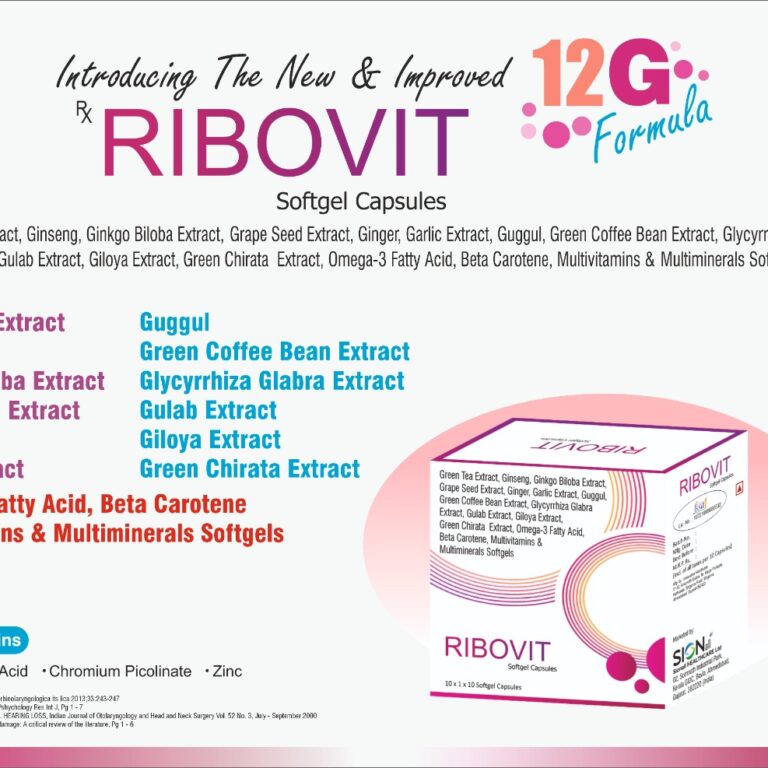 RIBOVIT SOFTGEL Multivitamin Softgel 12G formula