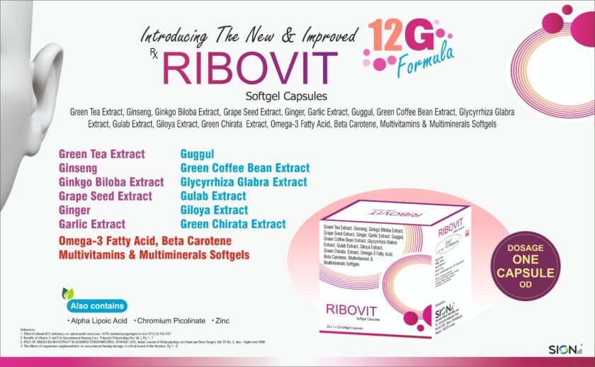 RIBOVIT SOFTGEL Multivitamin Softgel 12G formula