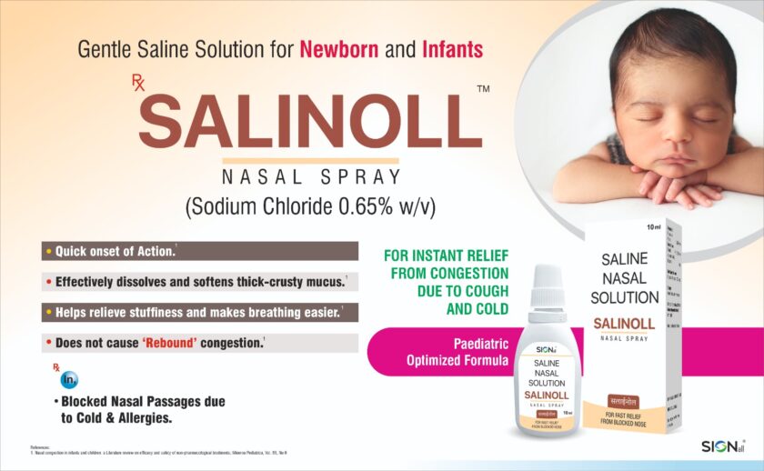 #SALINOLL #NasalSolution Sodium chloride 0.64% for kids