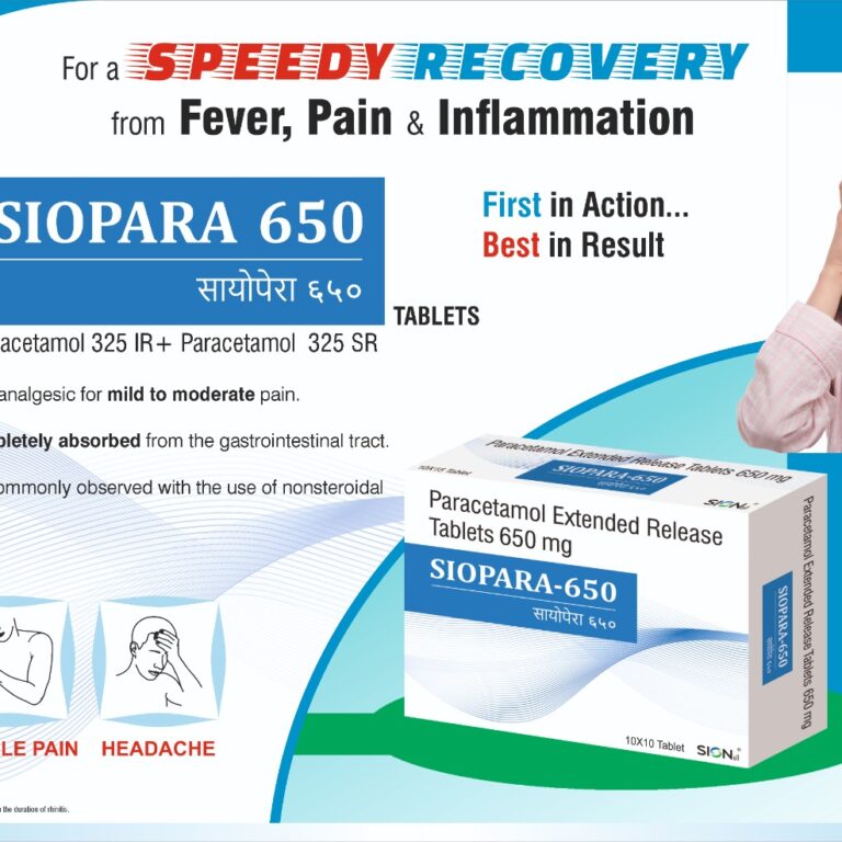 SIOPARA 650 Paracetamol 650mg